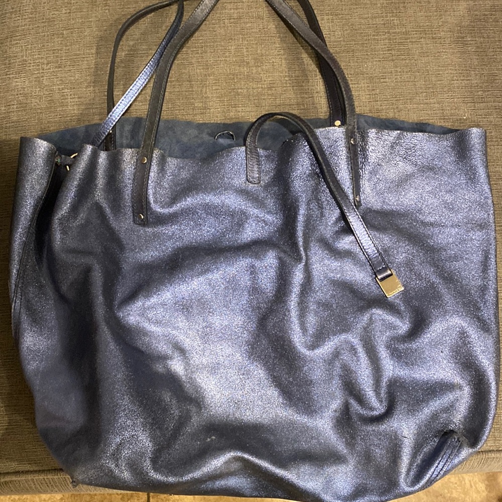 Tiffany & co blue shimmery tote
